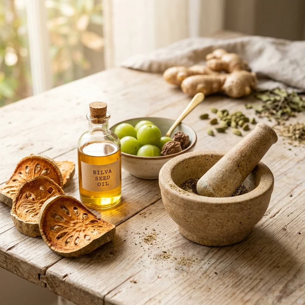 Bilva for IBS Gut Health, Chyawanprash Immunity Trials, and Jyotishmati for Memory