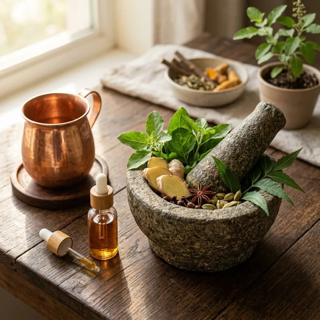 Modern Chronobiology Validates Ayurveda: How Dinacharya, Tulsi, and Agni Science Transform Metabolic Health