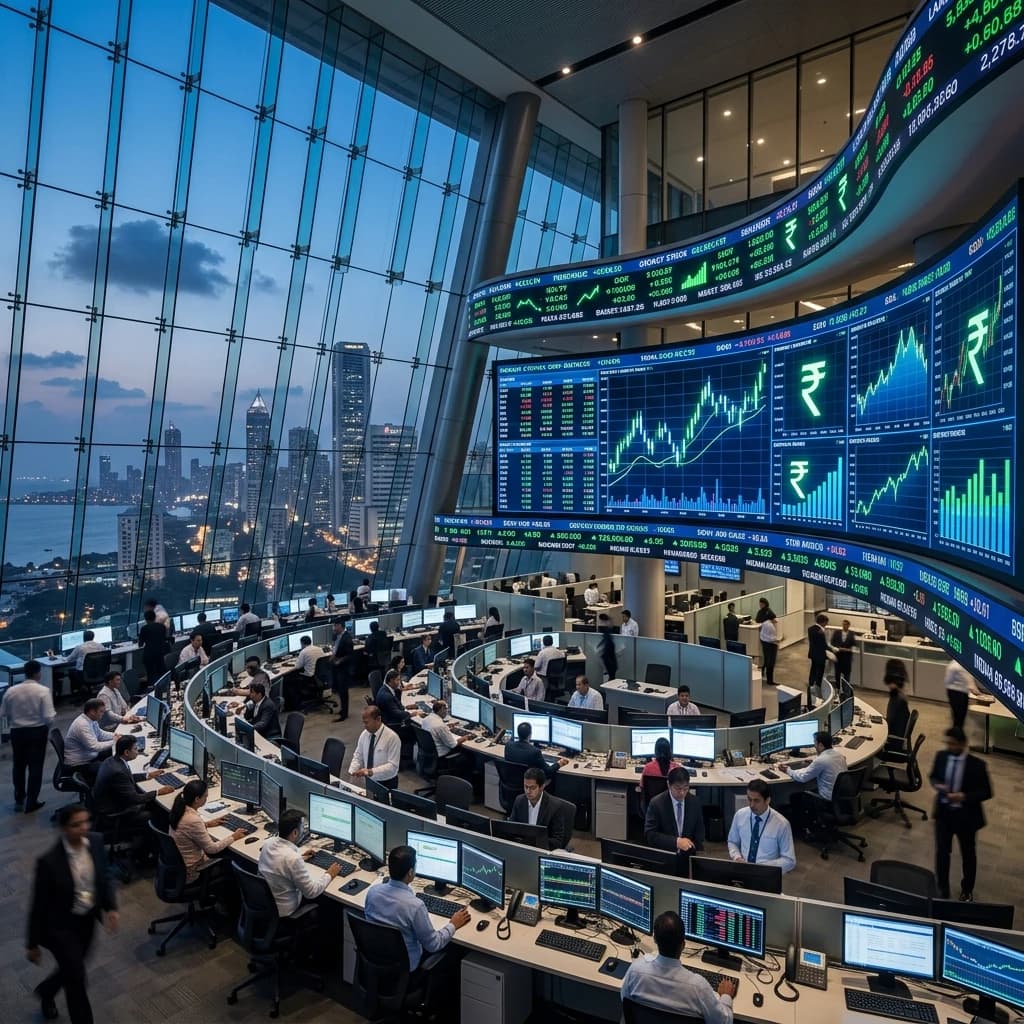 Sensex and Nifty Hit Highs, RBI Drains ₹1.19 Lakh Crore Liquidity, and Rupee hovers at 95.28