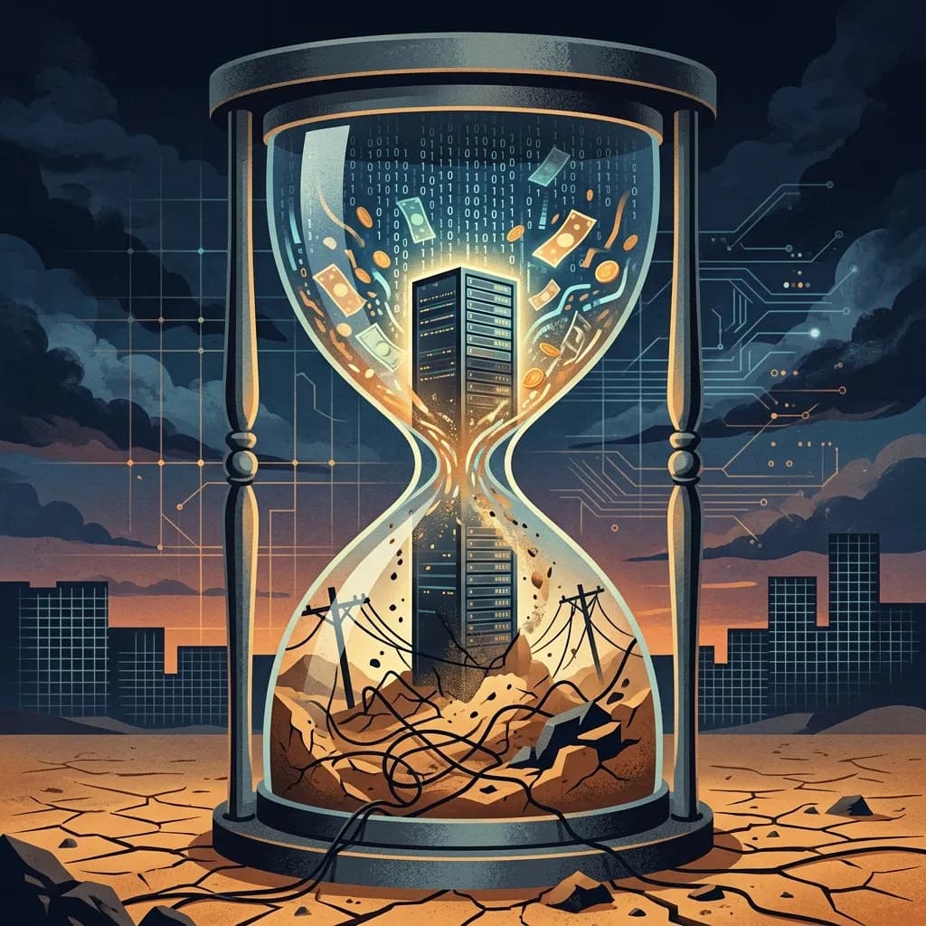 The Capital-Compute Trap: Why the AI Stock Sell-Off and Data Center Moratoriums Expose the Limits of Centralized Scaling