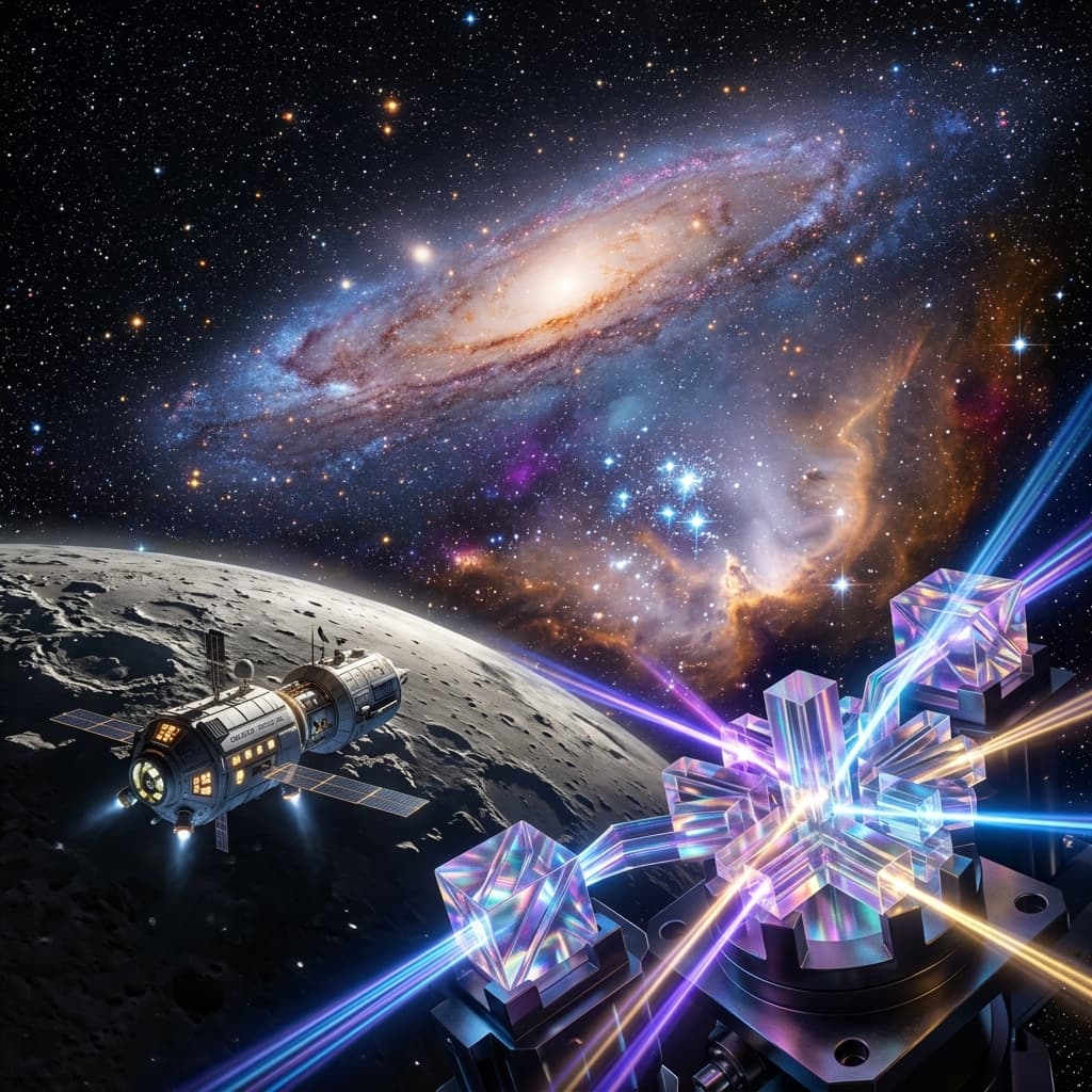 Artemis II Lunar Flyby, Milky Way's 90-Degree Disc Flip, and Room-Temperature Quantum Photonic Materials