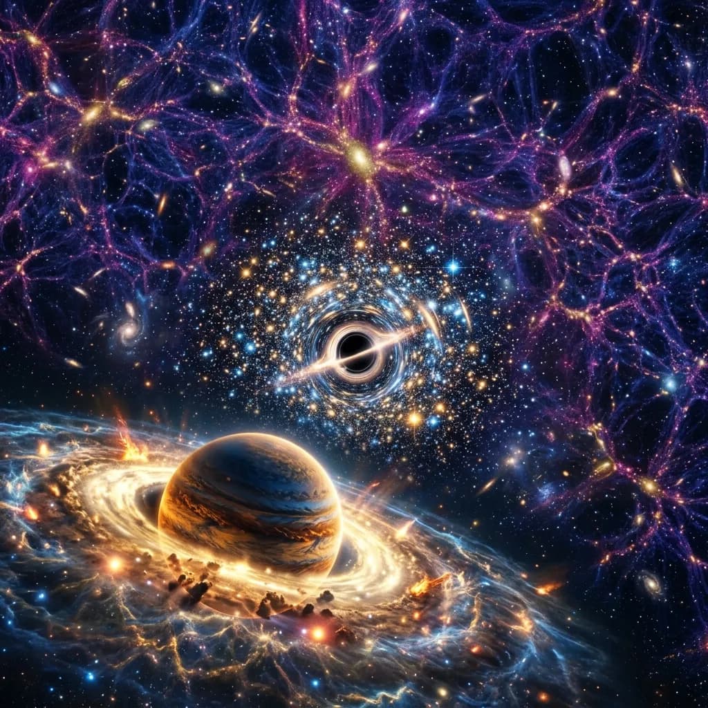 Cosmic Breakthroughs: JWST Sniffs Out Hidden Exoplanet, Hubble Tracks Omega Centauri Black Hole, and DESI Maps Evolving Dark Energy