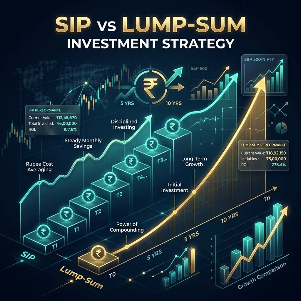 SIP vs Lump Sum Investing in India: Mathematical Truth, Volatility Modeling, and Historical Nifty 50 Return Backtests