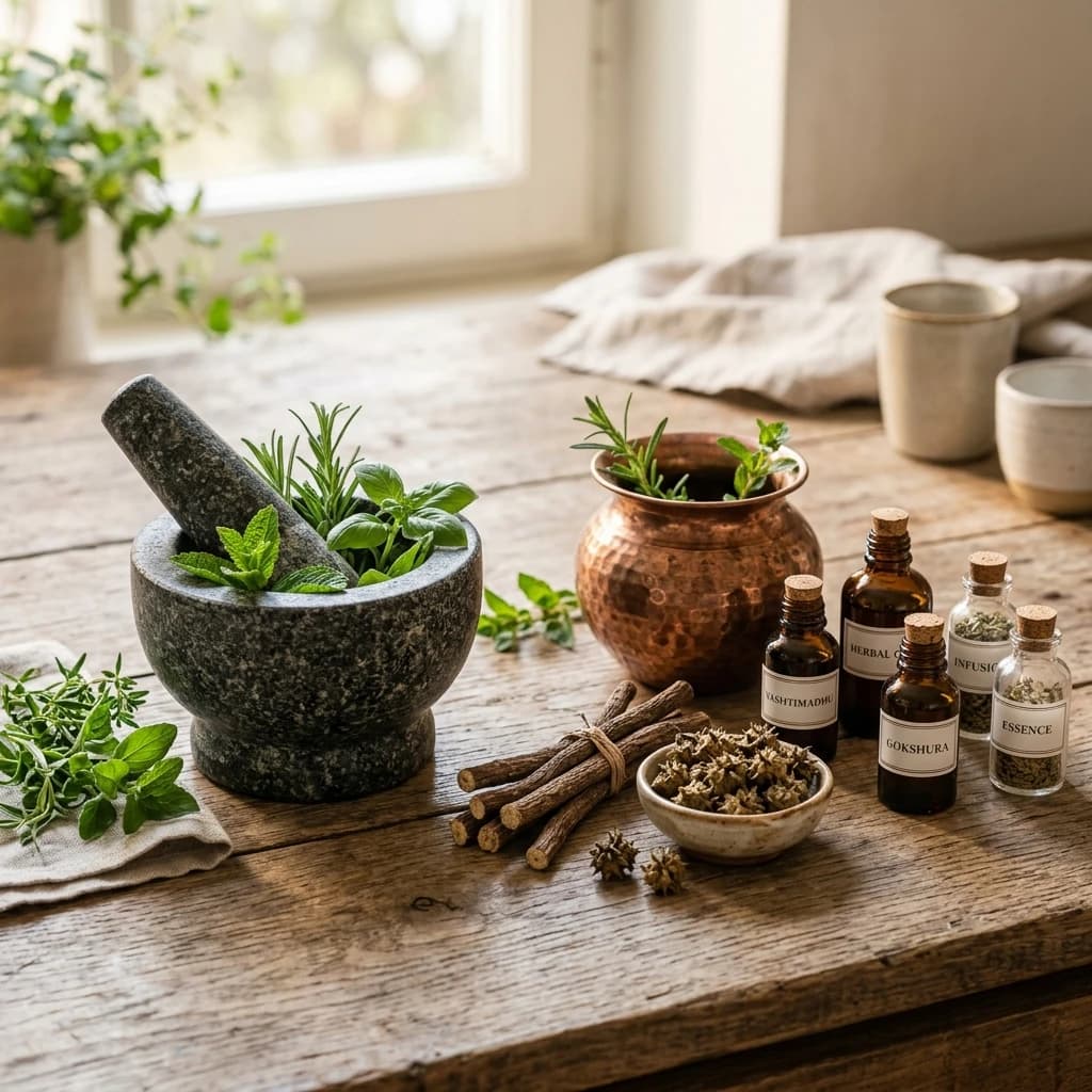 Clinical Science of Ayurveda: How Hadjod, Yashtimadhu, and Gokshura Support Bones, Gut, and Kidneys