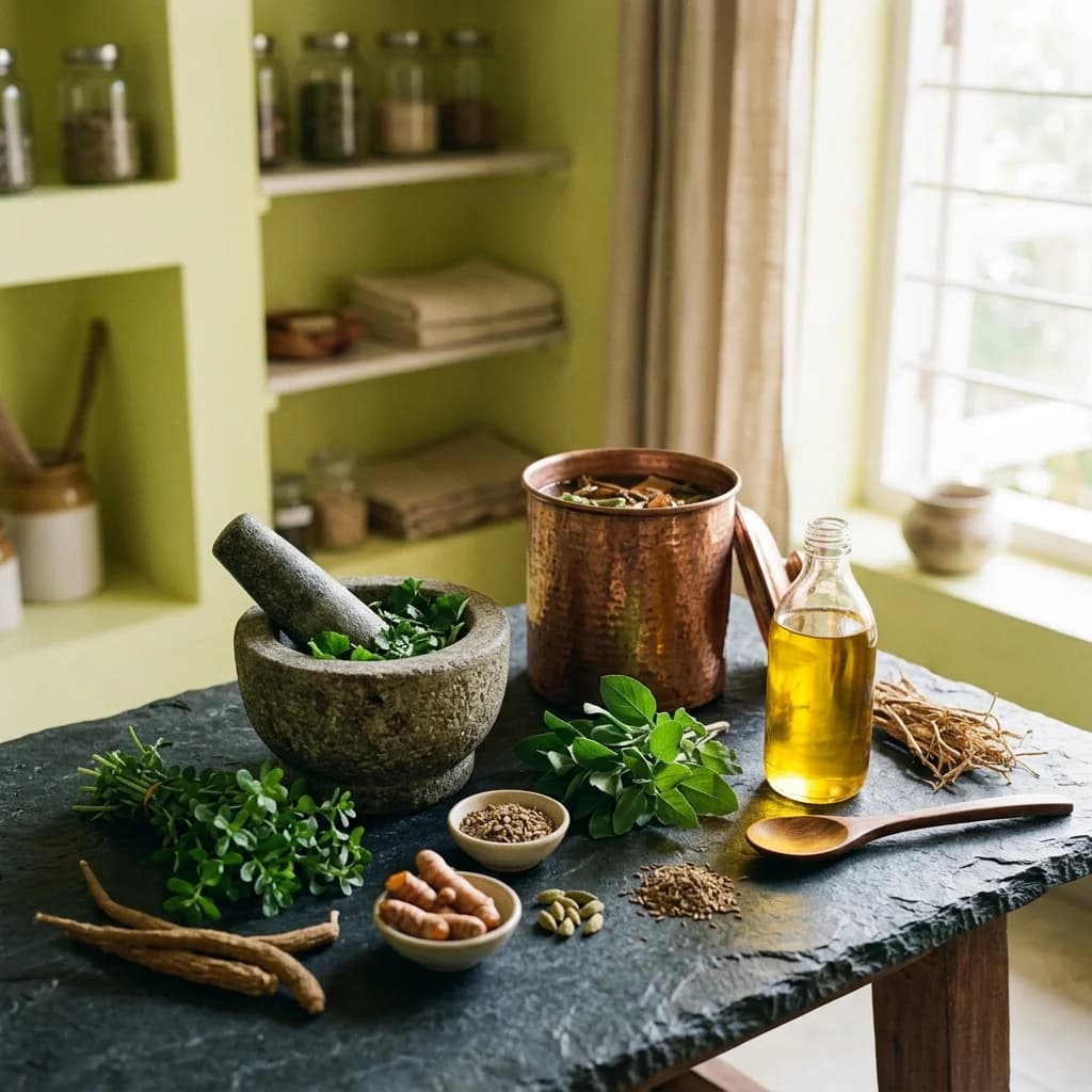 Ayurvedic Clinical Trials: Kalyanaka Ghrita for Cognition, Marma Therapy for Sciatica, and Punarnavadi Mandura for Anemia