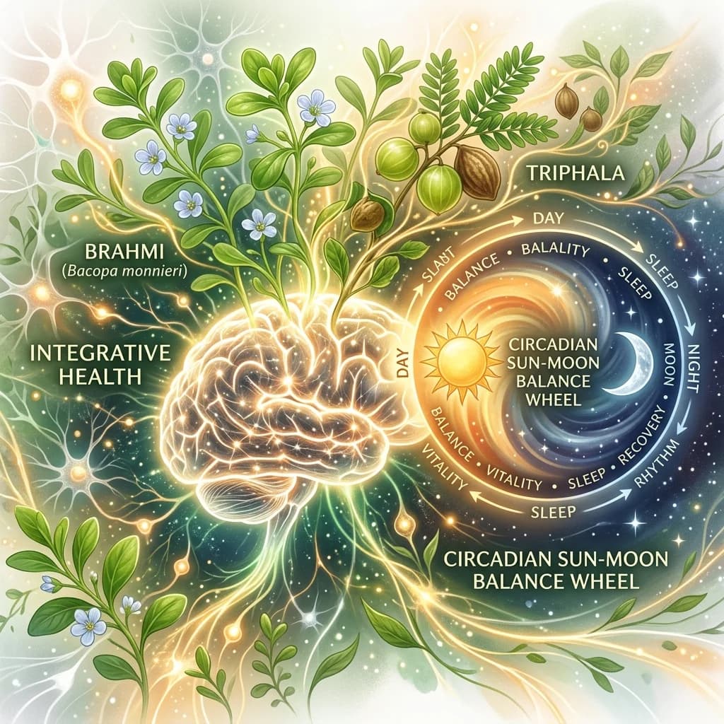 Ayurveda Meets Modern Science: Clinical Validation of Brahmi, Dinacharya Chronobiology, and Triphala Gut Microbiome Research