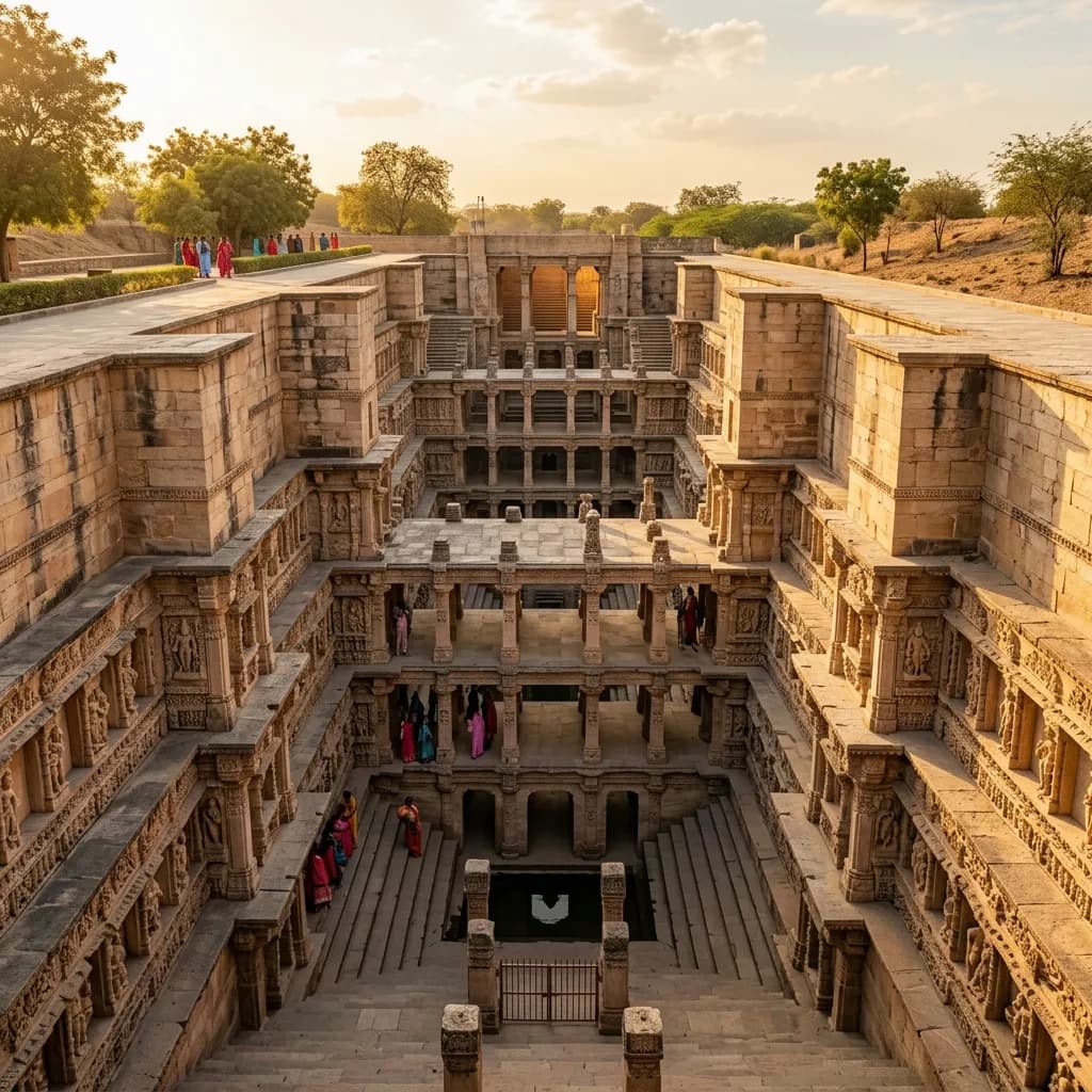 Subterranean Sanctums, Sky-High Gopurams, and Cosmic Chariots: The Architectural Genius of Rani ki Vav, Madurai Meenakshi, and Chidambaram Natarajar