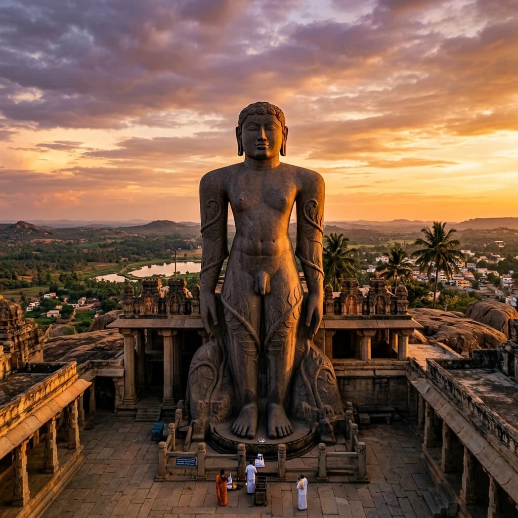 Sovereigns in Stone: The Gommateshwara Monolith, Avantiswami Colonnades, and Ambernath Basalt