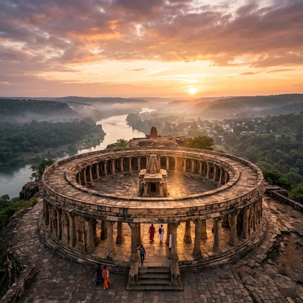 Sacred Circles and Stone Blooms: The Architectural Wonders of Bhedaghat, Bhubaneswar, and Hangal