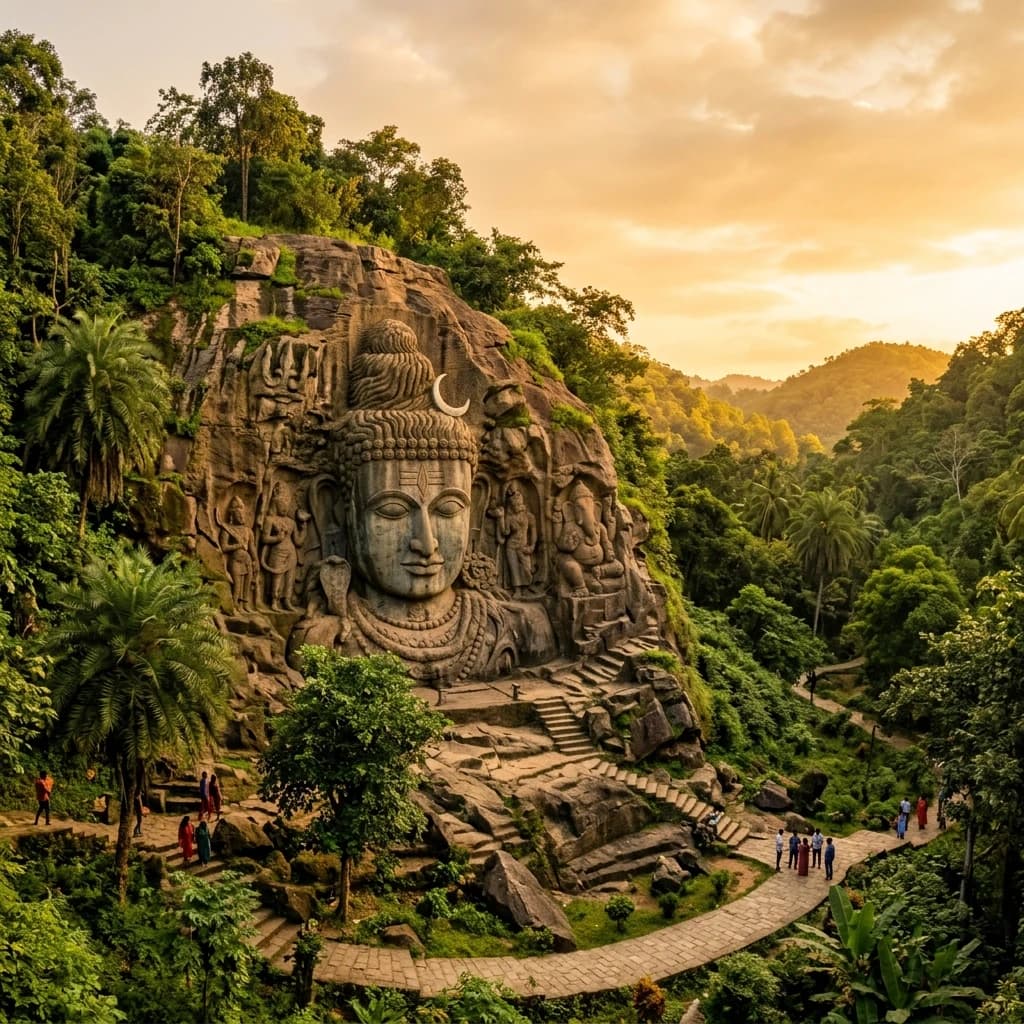 Colossal Rock-Cut Bas-Reliefs, Zoomorphic Gupta Monoliths, and Spring-Fed Sanctums: The Stone Chronicles of Unakoti, Eran, and Tadpatri