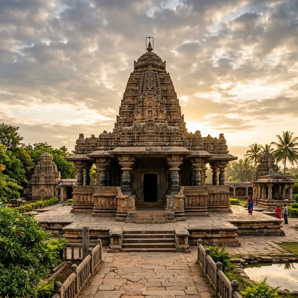 Sacred Dynastic Stone: Unveiling Kuruvatti Mallikarjuna, Biccavolu Chalukya Shrines, and Kadwaha Monastery