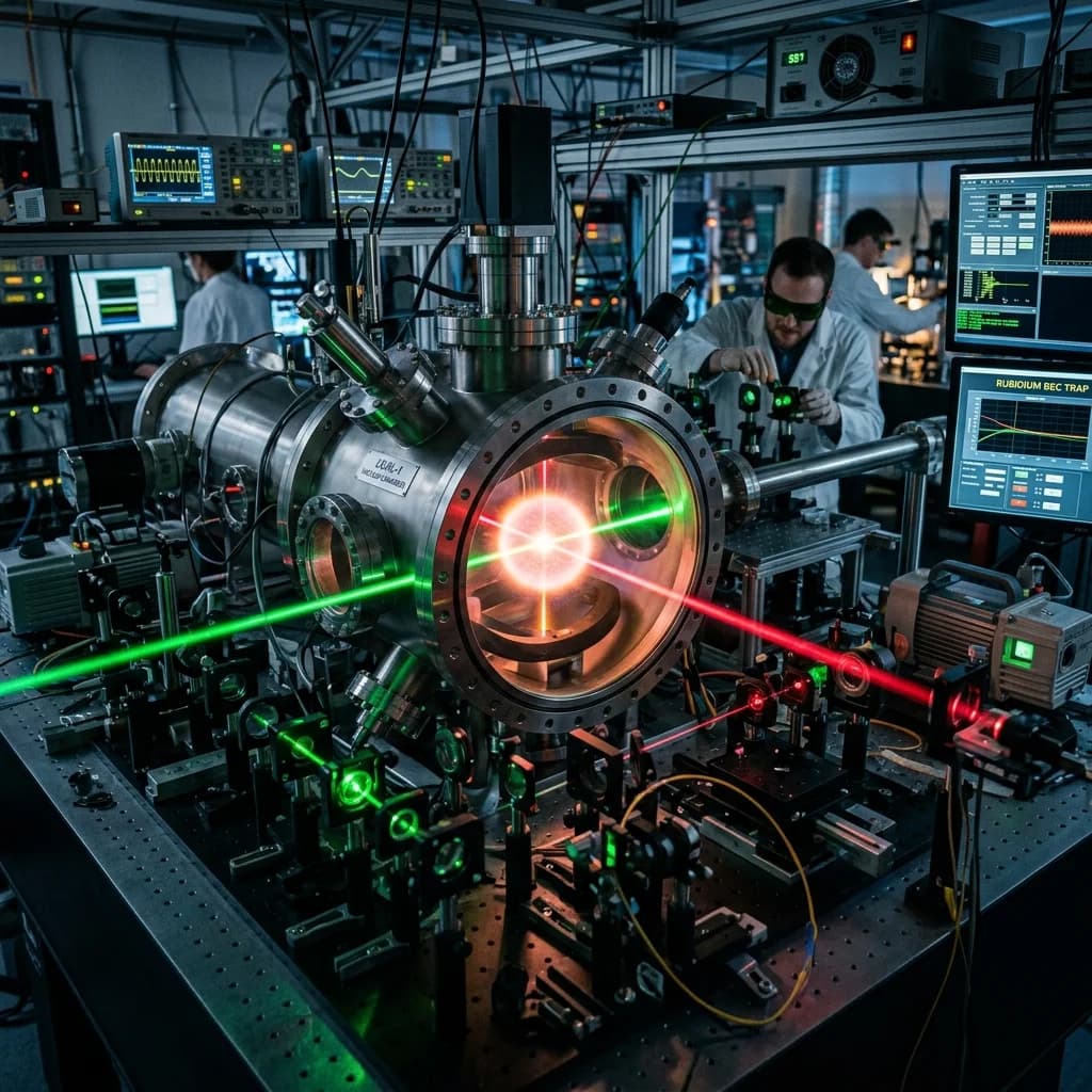 Rubidium Atom Mini-Universe, BharatGen's 22-Language Milestone, and the U.S.-Iran Peace Agreement