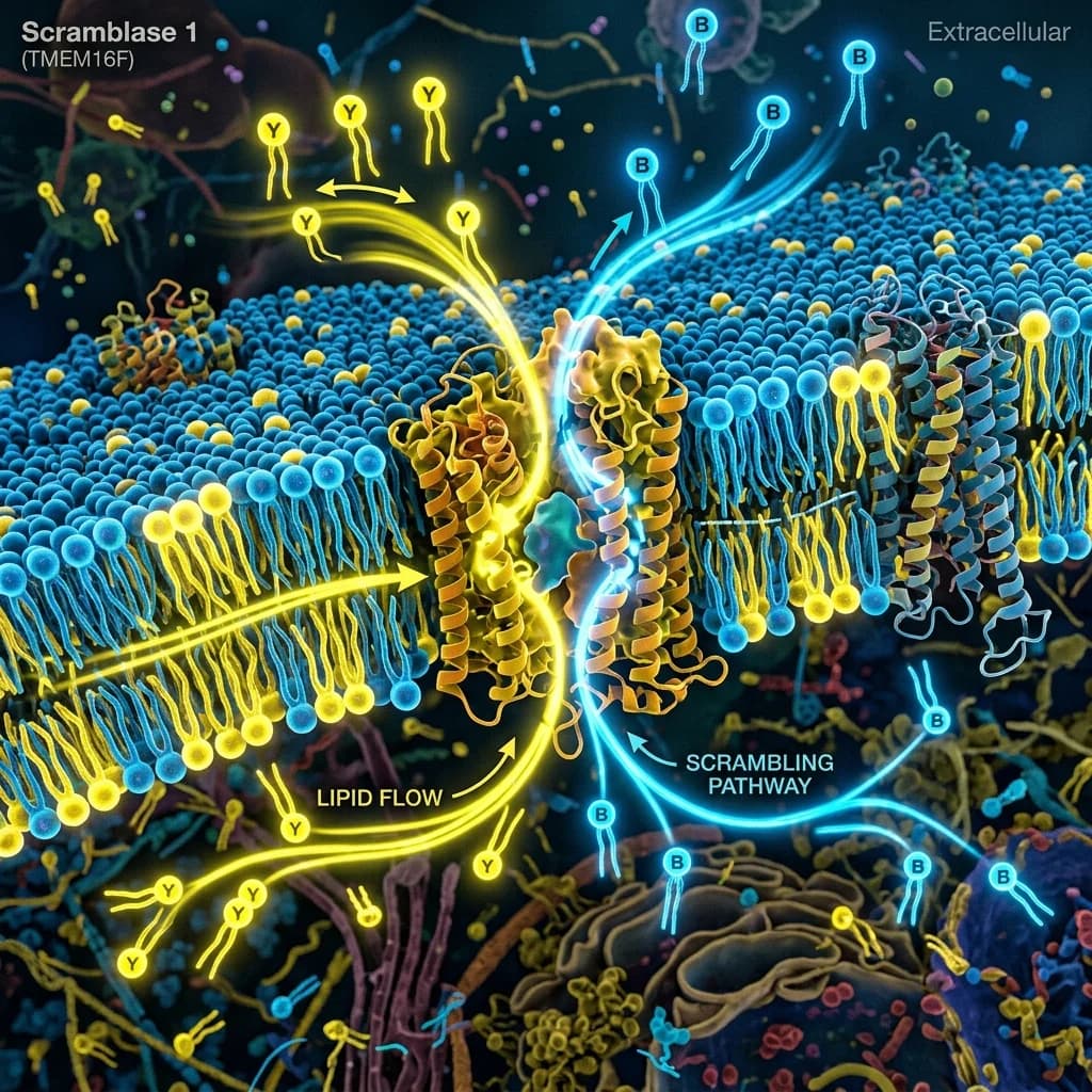 Scramblase Single-Protein Imaging, the U.S. Ban on Anthropic's Fable 5, and PhysicsX's $300 Million Venture Round