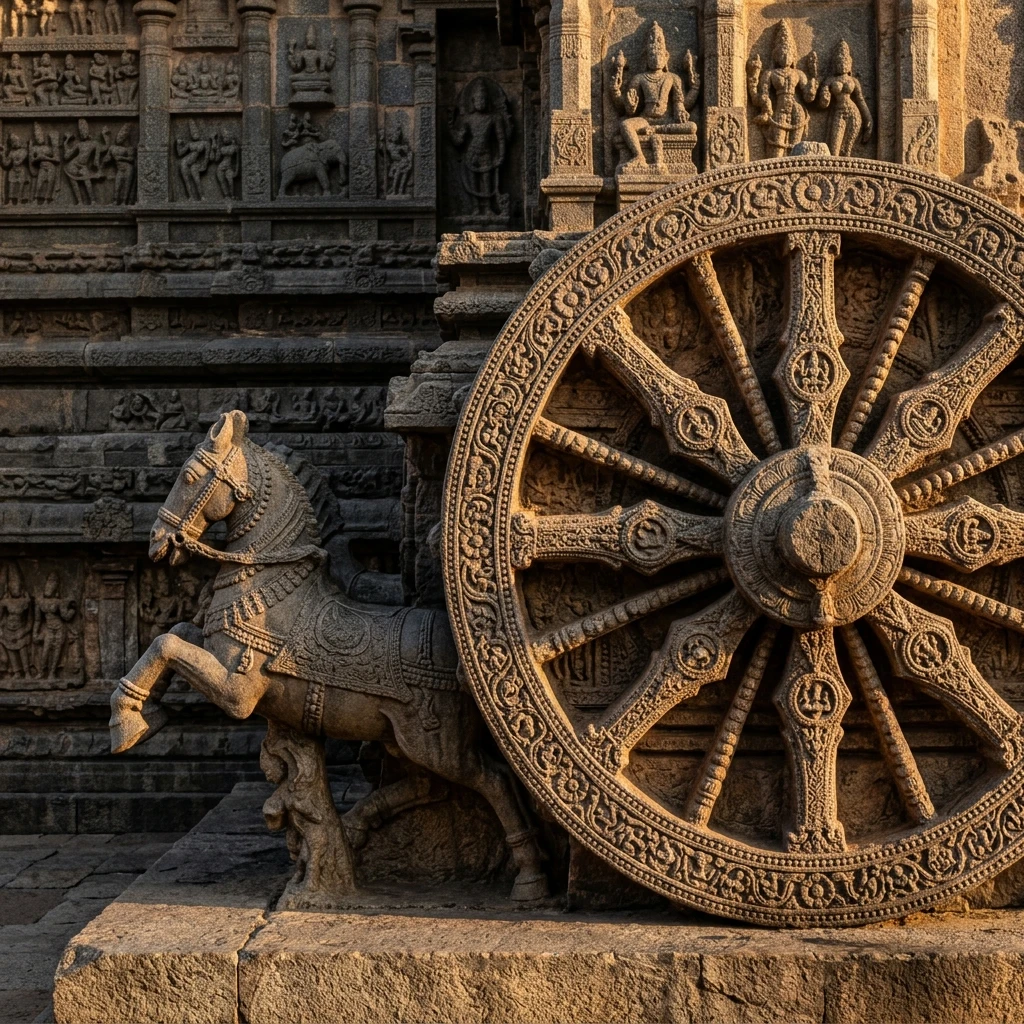 Airavatesvara Temple at Darasuram Architectural Detail